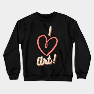 I "Heart" Art Crewneck Sweatshirt